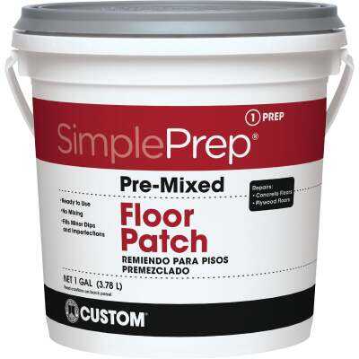 SimplePrep Pre-Mixed Floor Patch, Gray, 1 Gal.